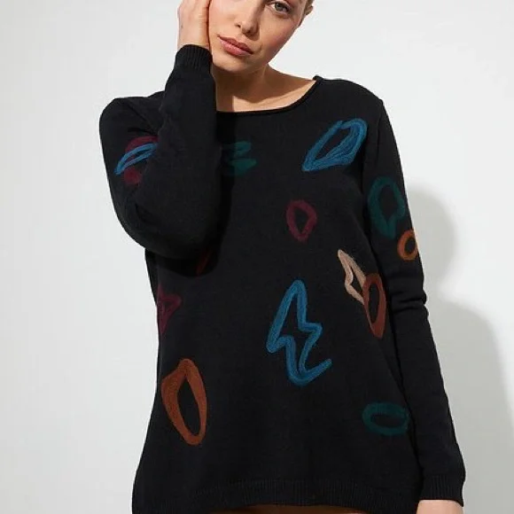 JOSEPH RIBKOFFKnit Detail Top Style size medium brand new without tag